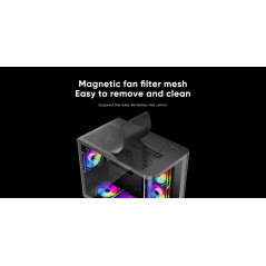 1stPlayer кутия Case mATX - UV6 Black