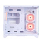 1stPlayer кутия Case mATX - MV6-TP White - 3 fans included 1stPlayer кутия Case mATX - MV6-TP White - 3 fans included
