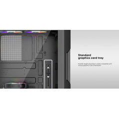 1stPlayer кутия Case ATX - TRILOBITE T7 White - 4 fans included