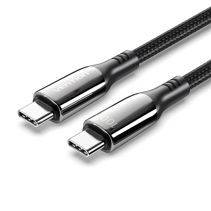 Vention кабел USB2.0 Type-C/Type-C 100W, LED display 2m - CTKBH Vention кабел USB2.0 Type-C/Type-C 100W, LED display 2m - CTKBH