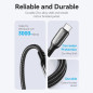 Vention кабел USB2.0 Type-C/Type-C 100W, LED display 2m - CTKBH Vention кабел USB2.0 Type-C/Type-C 100W, LED display 2m - CTKBH