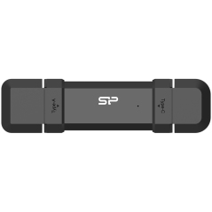 Silicon Power DS72 2TB USB Type-A and USB Type-C 3.2 Gen 2 Black