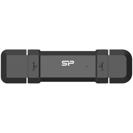 Silicon Power DS72 2TB USB Type-A and USB Type-C 3.2 Gen 2 Black