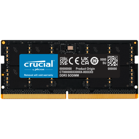 Crucial 48GB DDR5-5600 SODIMM CL46 (16Gbit)
