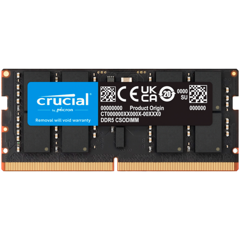 Crucial 32GB DDR5-6400 CSODIMM CL52 Crucial 32GB DDR5-6400 CSODIMM CL52