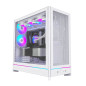Montech кутия Case ATX - HS01 PRO (W) - 5 x 120 mm ARGB Fans, USB-C, White Montech кутия Case ATX - HS01 PRO (W) - 5 x 120 mm ARGB Fans, USB-C, White