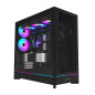 Montech кутия Case ATX - HS01 PRO (W) - 5 x 120 mm ARGB Fans, USB-C, Black Montech кутия Case ATX - HS01 PRO (W) - 5 x 120 mm ARGB Fans, USB-C, Black
