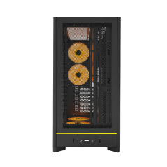 Montech кутия Case ATX - HS01 PRO (W) - 5 x 120 mm ARGB Fans, USB-C, Black