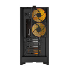 Montech кутия Case ATX - HS01 PRO (W) - 5 x 120 mm ARGB Fans, USB-C, Black