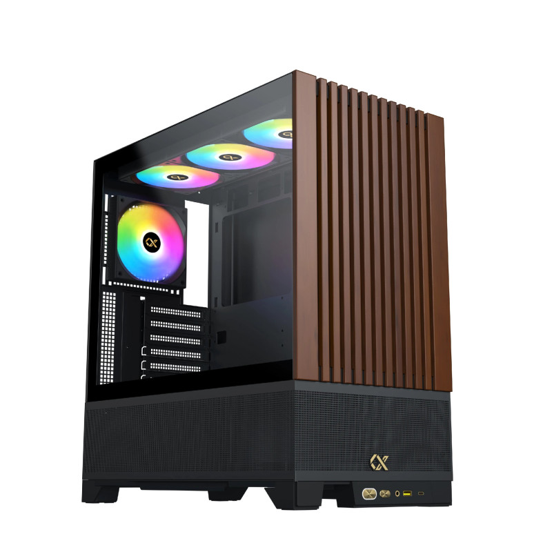 Xigmatek кутия Case EATX - Endorphin WD, Addressable RGB, Wood Xigmatek кутия Case EATX - Endorphin WD, Addressable RGB, Wood