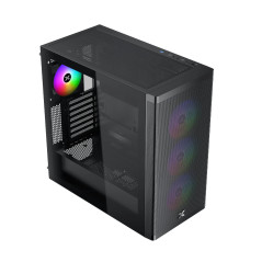 Xigmatek кутия Case EATX - Osiris - Mesh, 4 x 140 mm ARGB fans