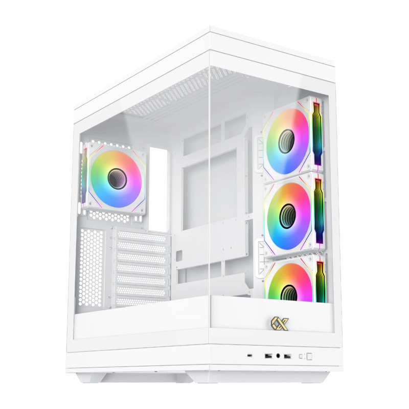 Xigmatek кутия Case EATX - Meta Arctic - 4 x 120 mm ARGB fans Xigmatek кутия Case EATX - Meta Arctic - 4 x 120 mm ARGB fans