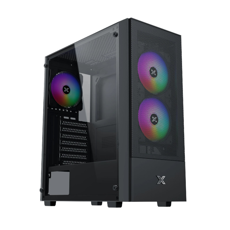 Xigmatek кутия Case ATX - Hero II Air 3F - RGB, Tempered Glass Xigmatek кутия Case ATX - Hero II Air 3F - RGB, Tempered Glass