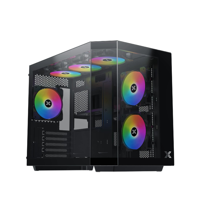 Xigmatek кутия Case mATX - Cubi M - 6 ARGB Fans Xigmatek кутия Case mATX - Cubi M - 6 ARGB Fans