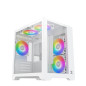 Xigmatek кутия Case mATX - Aqua M Lite Arctic - 5 ARGB Fans