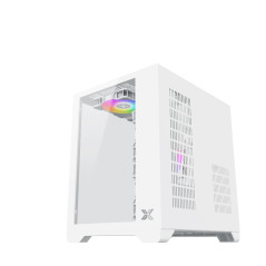 Xigmatek кутия Case mATX - Aqua M Lite Arctic - 5 ARGB Fans
