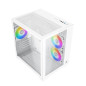 Xigmatek кутия Case mATX - Aqua M Lite Arctic - 5 ARGB Fans