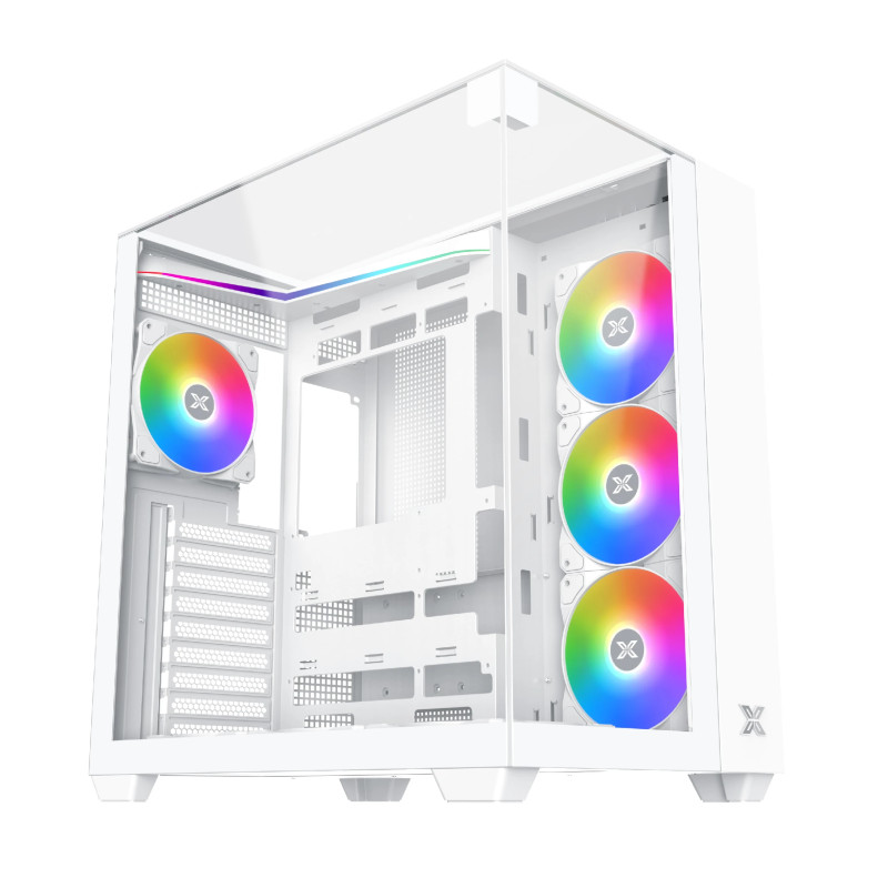 Xigmatek кутия Case ATX - AQUA V ARCTIC - 7 ARGB Fans