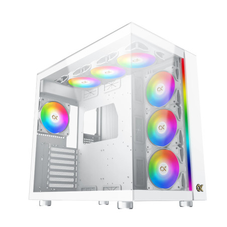 Xigmatek кутия Case EATX - AQUA ULTRA Arctic - 7 ARGB Fans
