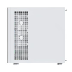 Montech кутия Case ATX - XR Wood (W) - 4 x 120 mm ARGB Fans, Wood, USB-C, White