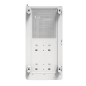Montech кутия Case ATX - XR Wood (W) - 4 x 120 mm ARGB Fans, Wood, USB-C, White