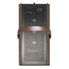Montech кутия Case mATX - Heritage PRO (B) - USB-C, Leather, 4 x 120 mm Fans