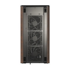 Montech кутия Case mATX - Heritage PRO (B) - USB-C, Leather, 4 x 120 mm Fans