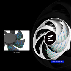 Zalman охлаждане за процесор CPU Cooler CNPS9X PERFORMA PLUS ARGB BLACK LGA1851/AM5