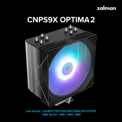 Zalman охлаждане за процесор CPU Cooler CNPS9X OPTIMA2 LGA1851/AM5