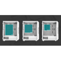 Zalman кутия Case ATX - i3 NEO ARGB White - Mesh, aRGB, Tempered Glass