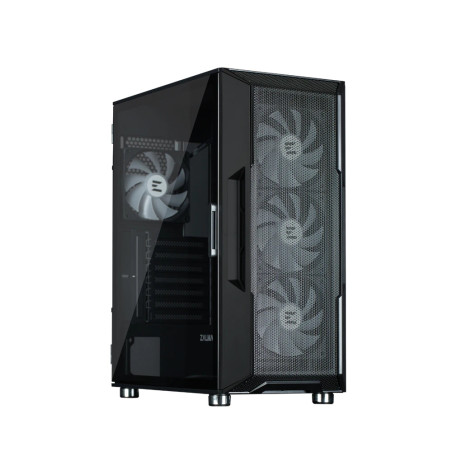 Zalman кутия Case ATX - i3 NEO ARGB Black - Mesh, aRGB, Tempered Glass