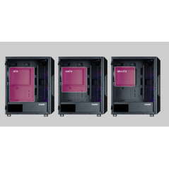Zalman кутия Case ATX - i3 NEO ARGB Black - Mesh, aRGB, Tempered Glass