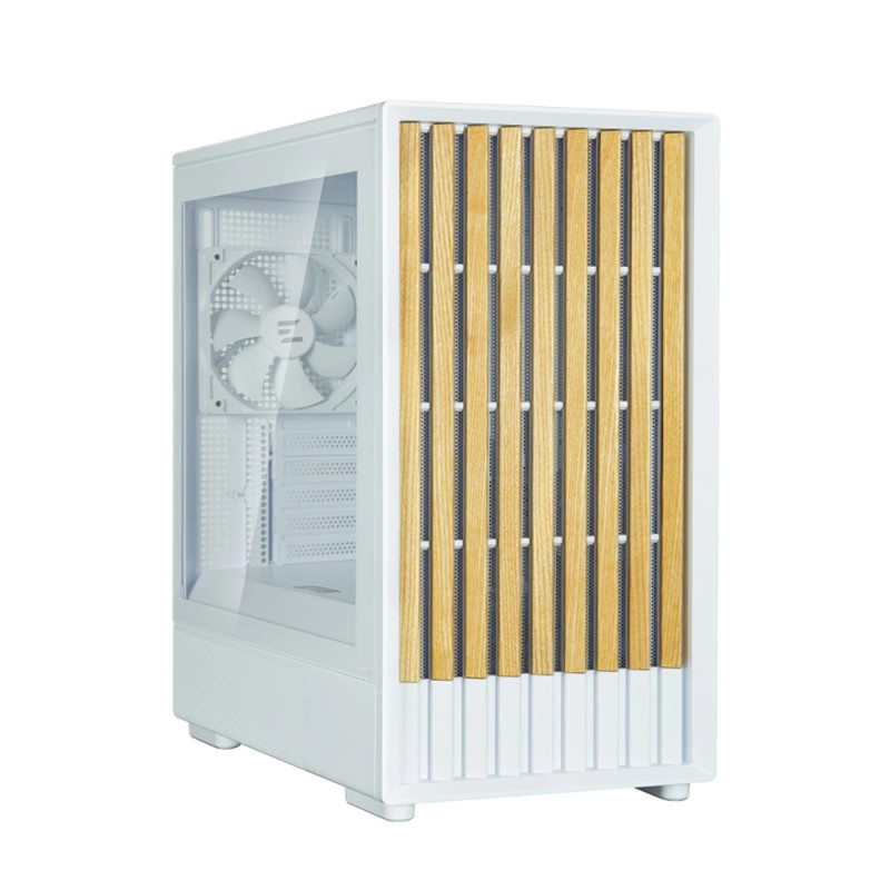 Zalman кутия Case mATX - P10 NAMU WHITE - Wood, USB-C Zalman кутия Case mATX - P10 NAMU WHITE - Wood, USB-C