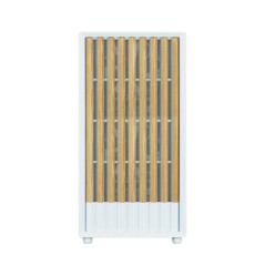 Zalman кутия Case mATX - P10 NAMU WHITE - Wood, USB-C
