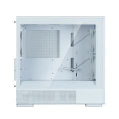Zalman кутия Case mATX - P10 NAMU WHITE - Wood, USB-C