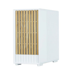 Zalman кутия Case mATX - P10 NAMU WHITE - Wood, USB-C
