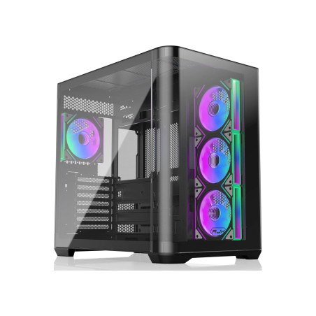 Raijintek кутия Case EATX - ATREUS BT4 Black - 4 x 120 mm Infinity Mirror ARGB Fans included