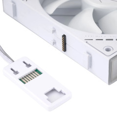Thermalright Комплект вентилатори Fan Pack 3-in-1 3x120mm - TL-M12QW x 3 - White, Infinity Mirror, Daisy-Chain, A-RGB