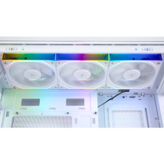 Thermalright Комплект вентилатори Fan Pack 3-in-1 3x120mm - TL-M12QW x 3 - White, Infinity Mirror, Daisy-Chain, A-RGB