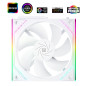 Thermalright Комплект вентилатори Fan Pack 3-in-1 3x120mm - TL-M12QRW x 3 - White, Reverse, Infinity Mirror, Daisy-Chain, A-RGB