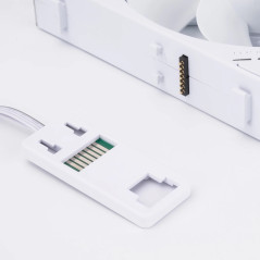 Thermalright Комплект вентилатори Fan Pack 3-in-1 3x120mm - TL-M12QRW x 3 - White, Reverse, Infinity Mirror, Daisy-Chain, A-RGB