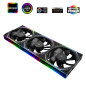 Thermalright Комплект вентилатори Fan Pack 3-in-1 3x120mm - TL-M12QR x 3 - Reverse, Infinity Mirror, Daisy-Chain, A-RGB