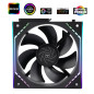 Thermalright Комплект вентилатори Fan Pack 3-in-1 3x120mm - TL-M12QR x 3 - Reverse, Infinity Mirror, Daisy-Chain, A-RGB