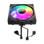 Gamemax Комплект вентилатори Fan Pack 3-in-1 3x120mm - FN12A-S3I-R Black, Reverse, Daisy-Chain, Addressable RGB Gamemax Комплект вентилатори Fan Pack 3-in-1 3x120mm - FN12A-S3I-R Black, Reverse, Daisy-Chain, Addressable RGB