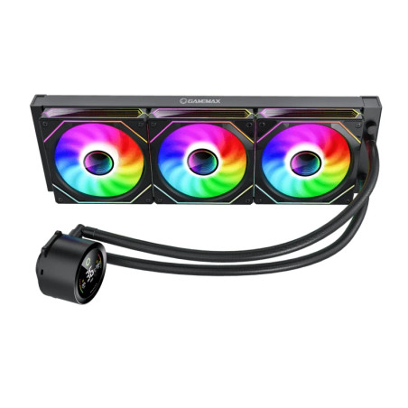 Gamemax водно охлаждане Water Cooling IceBurg 360 Digital Black - Addressable RGB