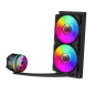 Gamemax водно охлаждане Water Cooling IceBurg 240 Infinity Black - Infinity Mirror, Addressable RGB Gamemax водно охлаждане Water Cooling IceBurg 240 Infinity Black - Infinity Mirror, Addressable RGB