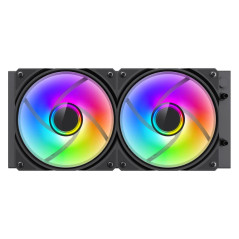 Gamemax водно охлаждане Water Cooling IceBurg 240 Infinity Black - Infinity Mirror, Addressable RGB