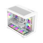 Gamemax кутия Case mATX - HYPE-M White - 3 x 120 mm Addressable RGB fans Gamemax кутия Case mATX - HYPE-M White - 3 x 120 mm Addressable RGB fans