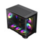 Gamemax кутия Case mATX - HYPE-M Black - 3 x 120 mm Addressable RGB fans Gamemax кутия Case mATX - HYPE-M Black - 3 x 120 mm Addressable RGB fans