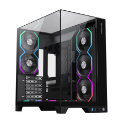 Gamemax кутия Case ATX - Infinity Pro Black - 5 x 120 mm Addressable RGB fans